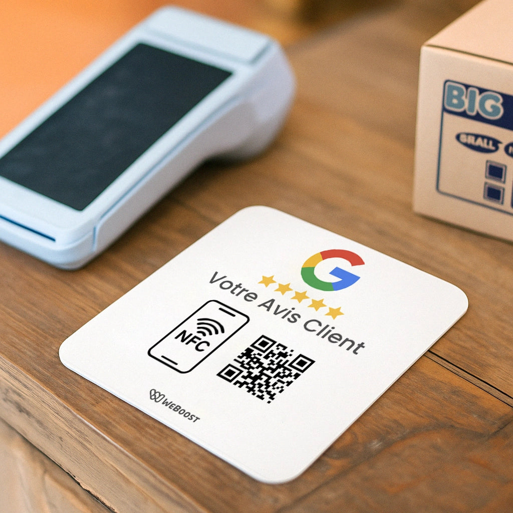 Pack Plaques Avis Google+ Instagram