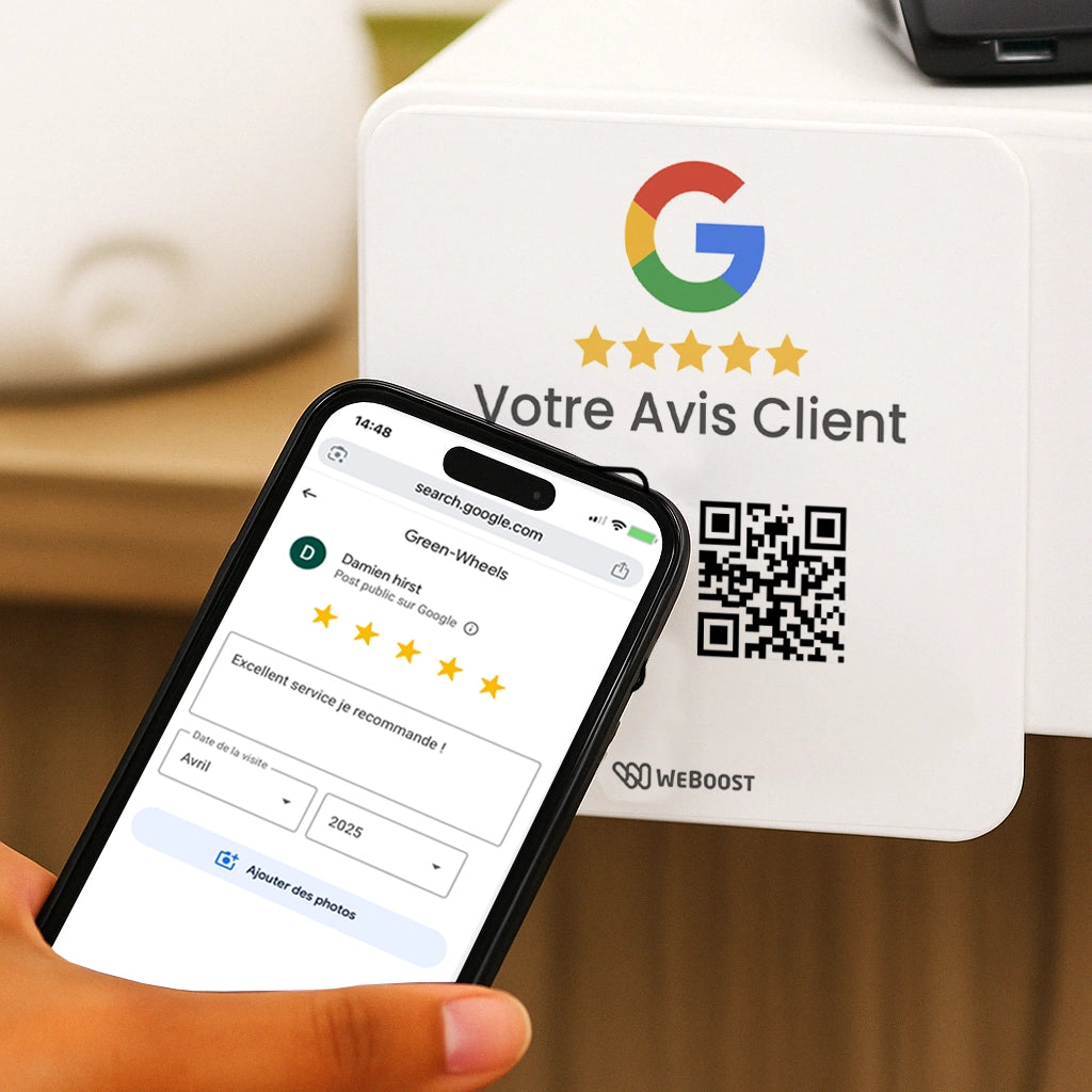 Plaque Avis Google