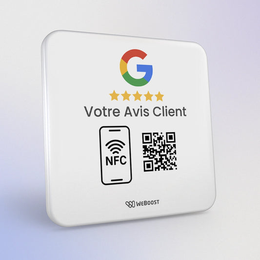 Plaque Avis Google