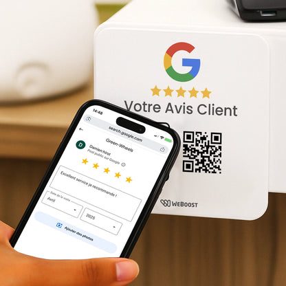 Plaque Avis Google